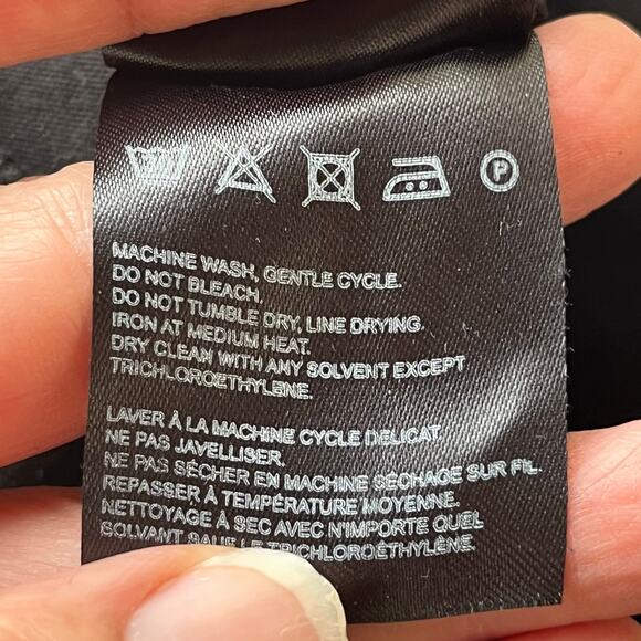 Farm Rio For Anthropologie Women's Black Tiered Ruffled Maxi Dress Size M - Picture 8 of 8